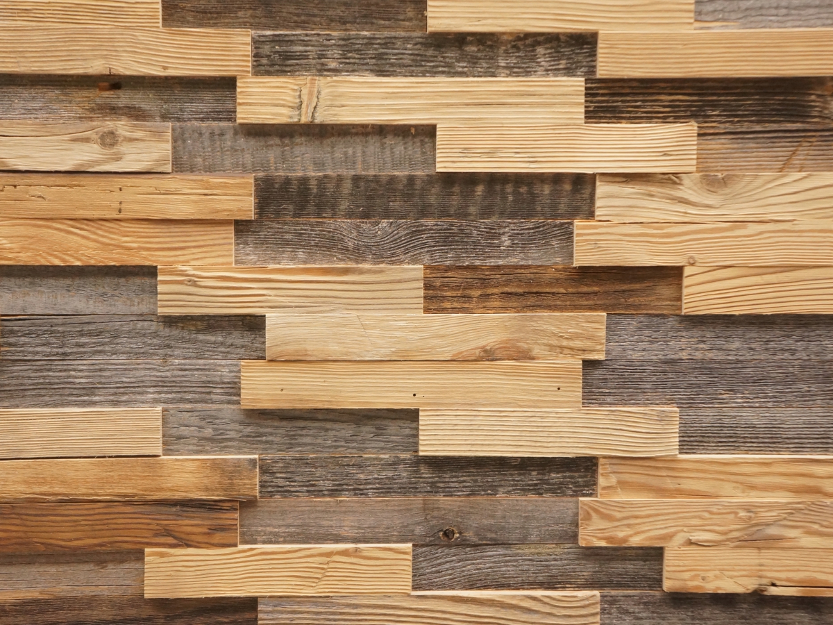 Lignau - Altholz Wandpaneele Holz Wandpaneele 3D Wandverkleidung Wand